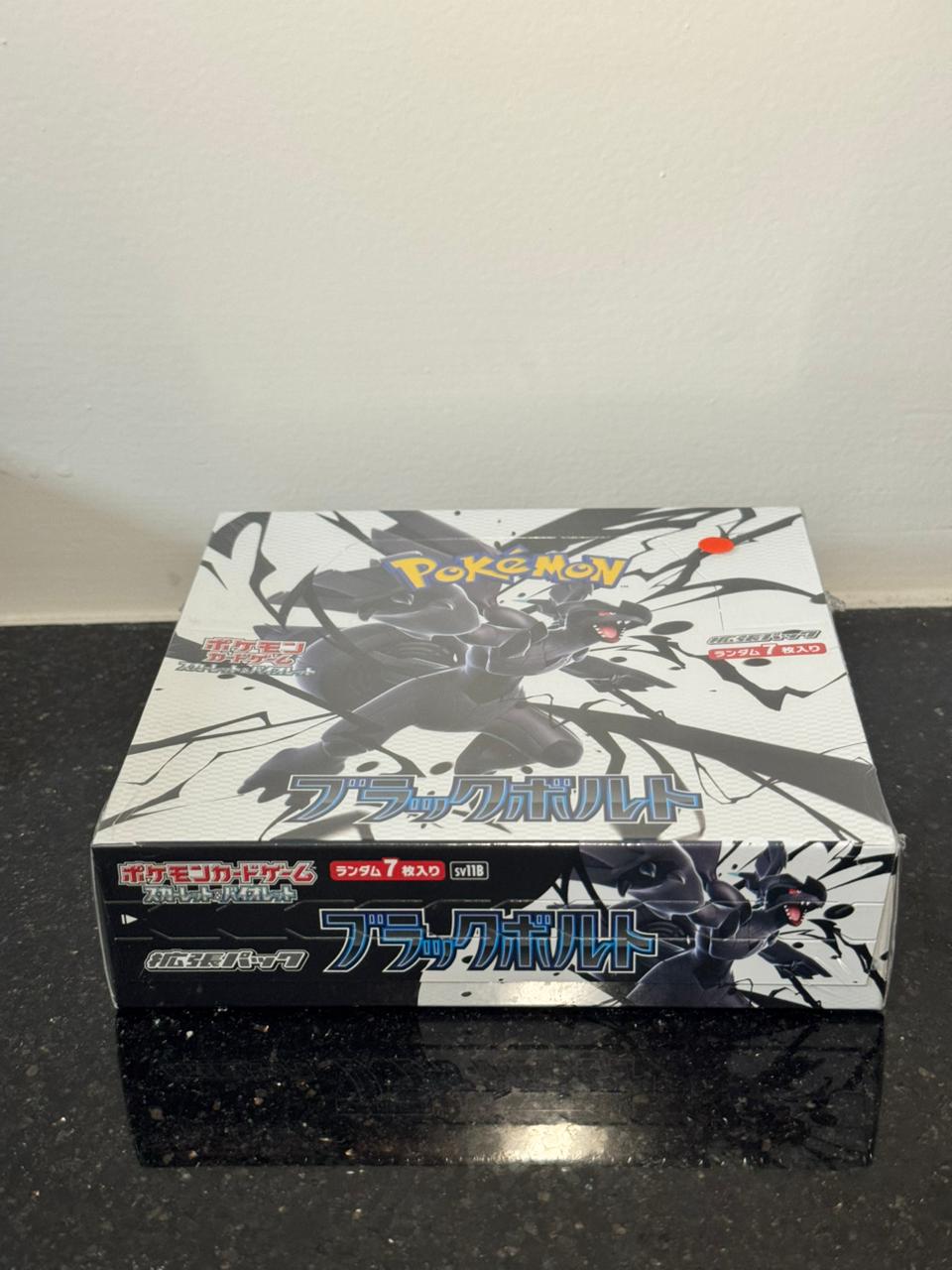 black bolt booster box japanese (sealed) black bolt booster box japanese (sealed)