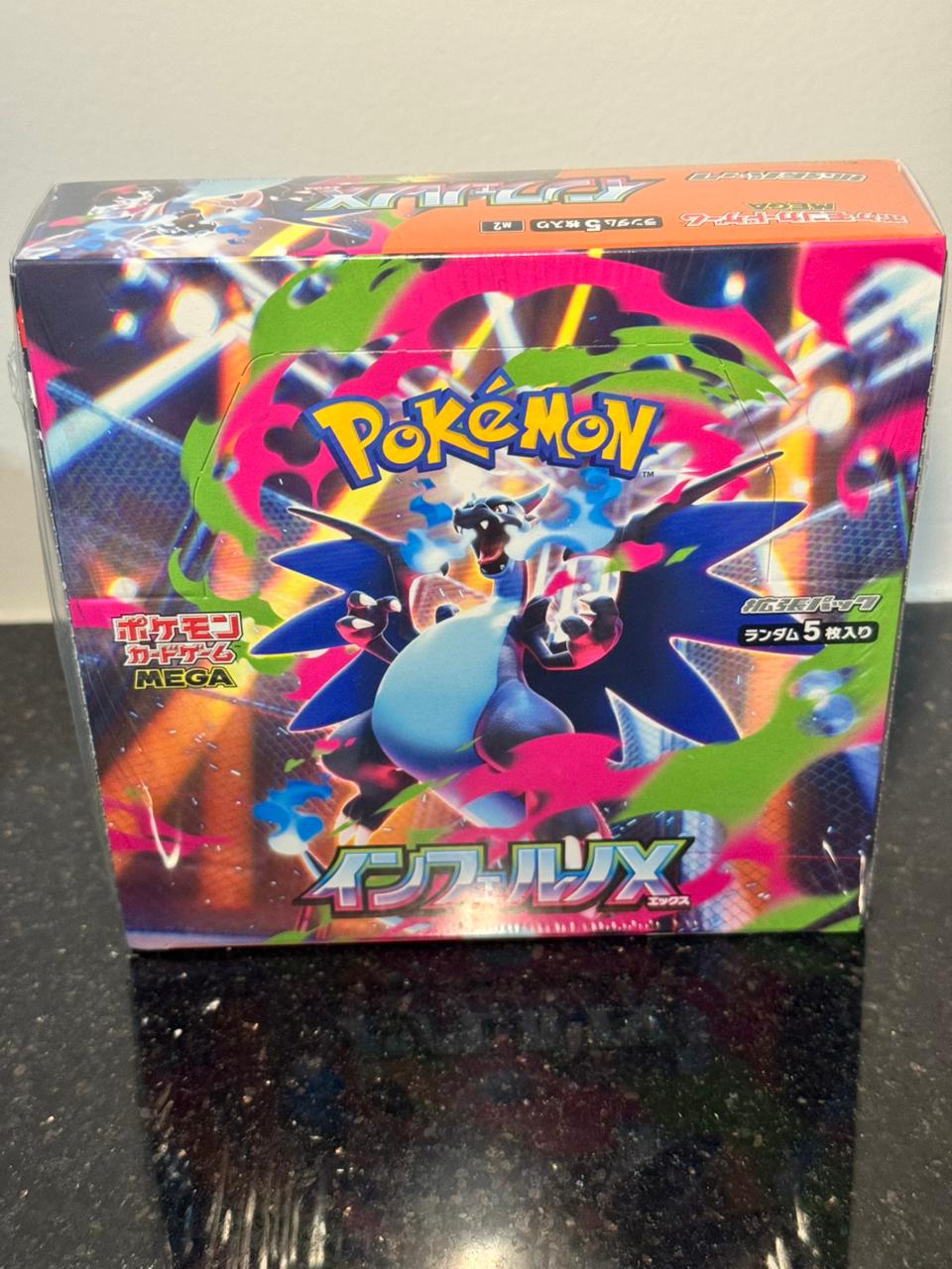 mega inferno x booster box japanese (sealed) mega inferno x booster box japanese (sealed)